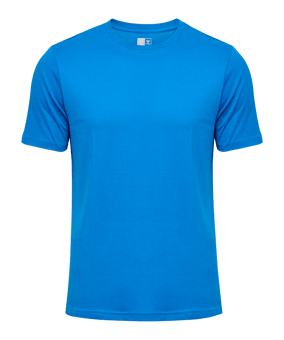 Hummel Elemental Chevron Cotton T-Shirt Blau F7335 - blau