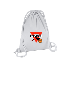 Merch Organic Premium Cotton Gymsack Light Grey | #logo4c