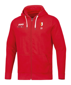 JAKO Base Kapuzenjacke Kids Rot F01