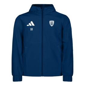 adidas Entrada 26 Regenjacke Dunkelblau