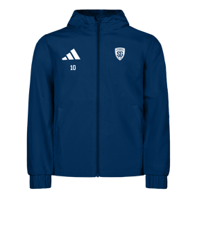 adidas Entrada 26 Regenjacke Dunkelblau