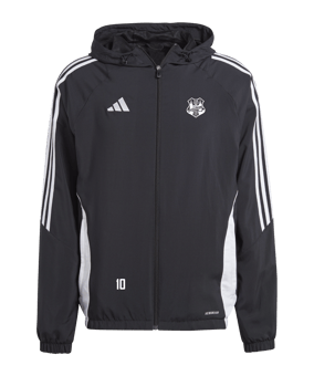 adidas Tiro 24 Windbreaker Schwarz Weiss