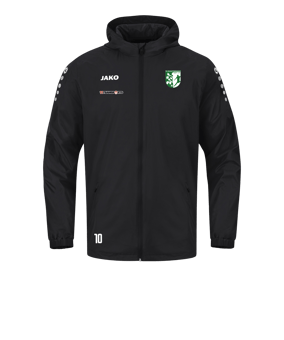 JAKO Team 2.0 Allwetterjacke Schwarz F800