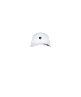 Merch 5 Panel Retro Trucker Cap Weiss