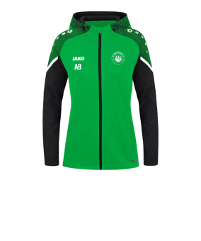 JAKO Performance Kapuzenjacke Damen Grün F221