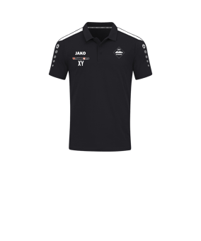 JAKO Power Poloshirt Kids Schwarz Weiss F800