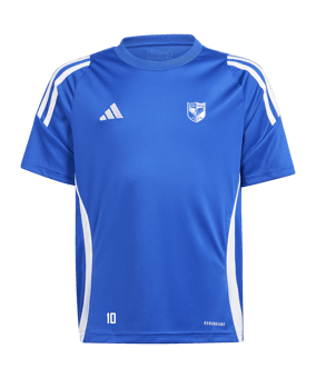 adidas Tiro 24 Trikot Kids Blau Weiss 
