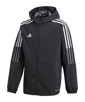 adidas Tiro 21 Windbreaker Kids Schwarz - schwarz