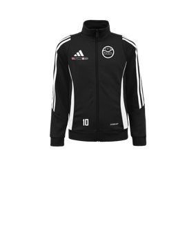 adidas Tiro 24 Trainingsjacke Kids Schwarz Weiss