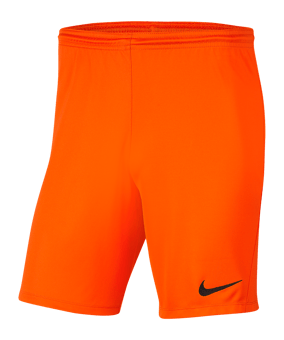 Nike Park III Korte broek Kinderen Orange K819 - oranje