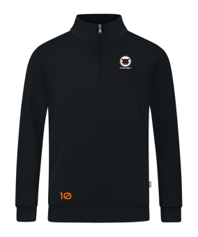 JAKO Organic Ziptop Schwarz F800