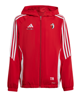 adidas Tiro 24 Windbreaker Kids Rot Weiss