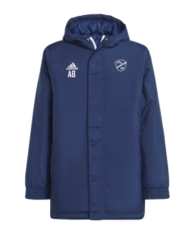 adidas Entrada 22 Stadium Jacke Kids Blau