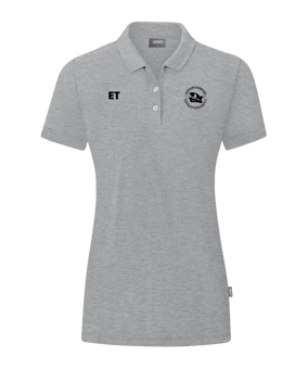 JAKO Organic Polo Shirt Damen Grau F520