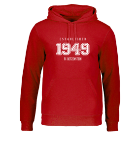 Merch Drummer 2.0 Hoody Red | #established