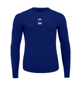 adidas Techfit Longsleeve Blau