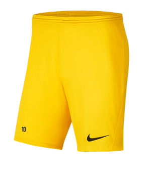Nike Park III Short Kids Gelb F719