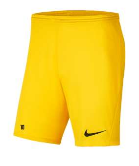 Nike Park III Short Gelb F719