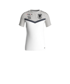 JAKO Icon T-Shirt Kids Weiss Grau F016