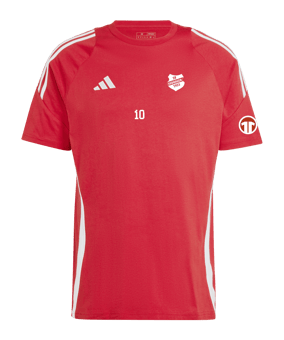 adidas Tiro 24 T-Shirt Rot Weiss