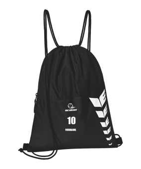 Erima Six Wings Gymsack Schwarz
