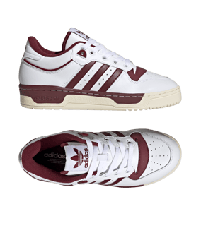 adidas Originals Rivalry Low 86 Damen Weiss Rot - weiss