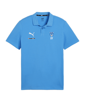 PUMA teamGOAL Casuals Poloshirt Blau F02