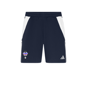 Short enfant adidas Tiro 24 bleu foncé blanc 