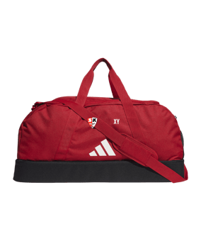 adidas Tiro League Duffel Bag Gr. L Rot Weiss