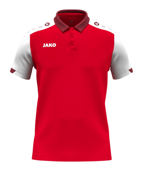 JAKO Dynamic Polo Rot F114 - rot