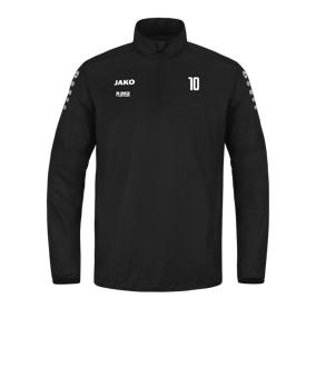 JAKO Team Rainzip Sweatshirt Schwarz F800