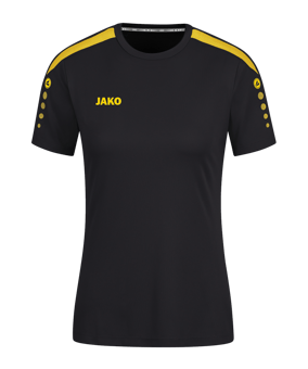 JAKO Power Trikot Damen Schwarz Gelb F803 - schwarz