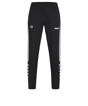 JAKO Power Freizeithose Damen Schwarz Weiss F802