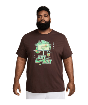 Nike Off Court Basketball T-Shirt Braun F227 - braun