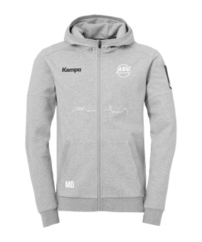Kempa Status Kapuzenjacke Grau F03