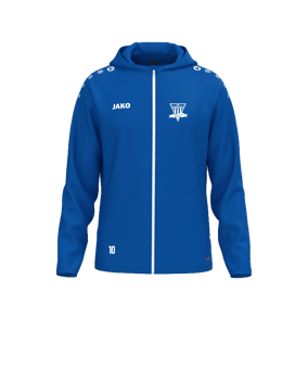 JAKO One Kapuzenjacke Blau F400