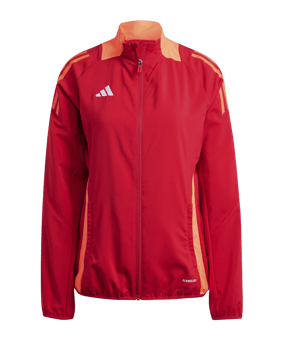 adidas Tiro 24 Competition Präsentationsjacke Damen Rot - rot