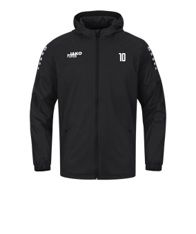 JAKO Team 2.0 Allwetterjacke Schwarz F800