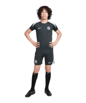 Nike FC Chelsea London Trainingsshirt Kids Grün F347 - gruen