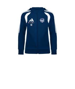 adidas Tiro 26 League Kapuzenjacke Kids Dunkelblau