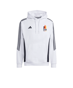 adidas Tiro 24 Hoody Weiss Schwarz