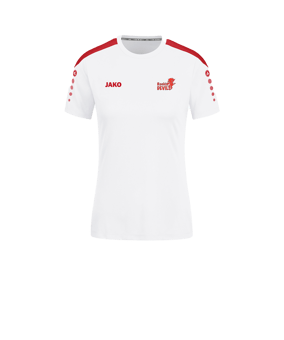 JAKO Power Trikot Damen Weiss Rot F004