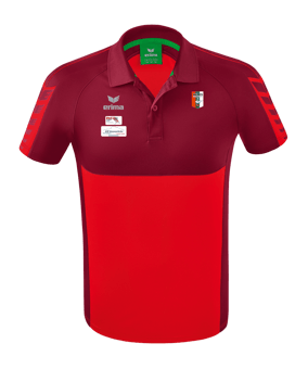 Erima Six Wings Poloshirt Rot
