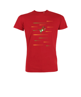 Merch Creator 2.0 T-Shirt Red | #lines