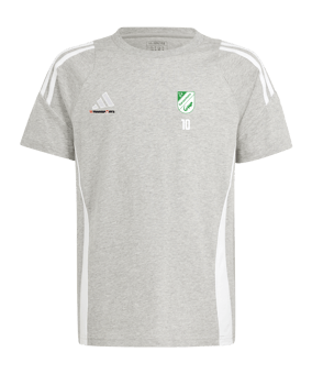 adidas Tiro 24 T-Shirt Kids Grau Weiss