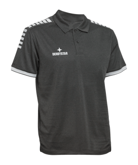 Derbystar Primo Poloshirt Grau Schwarz F920 - grau