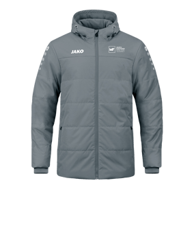 JAKO Team Coach Kapuzenjacke Grau F840