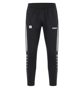 JAKO Power Polyesterhose Schwarz Weiss F802