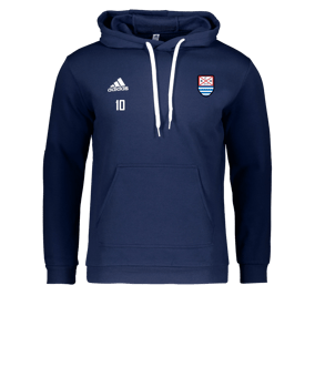 adidas Entrada 22 Hoody Blau