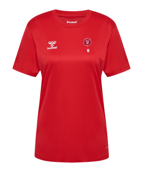 Hummel Essential maillot femmes rouge F3062 